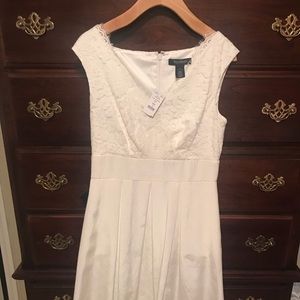 Brand new beautiful ivory lace top dress